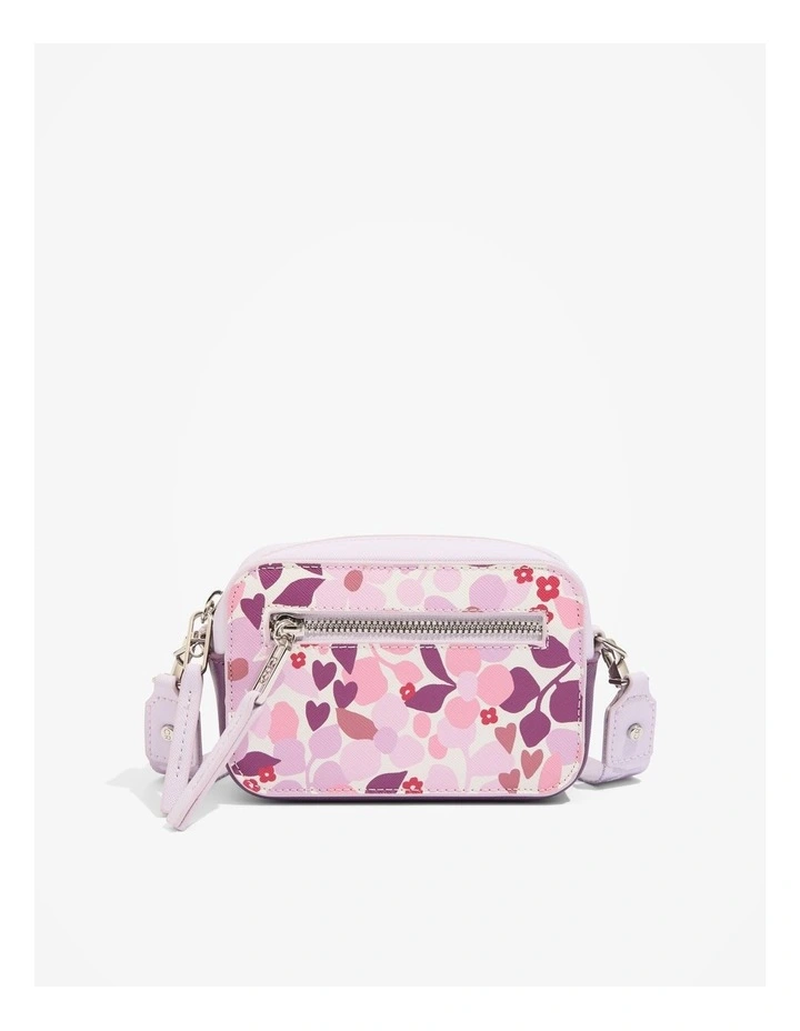 Logo Crossbody Bag in Lilac Multi