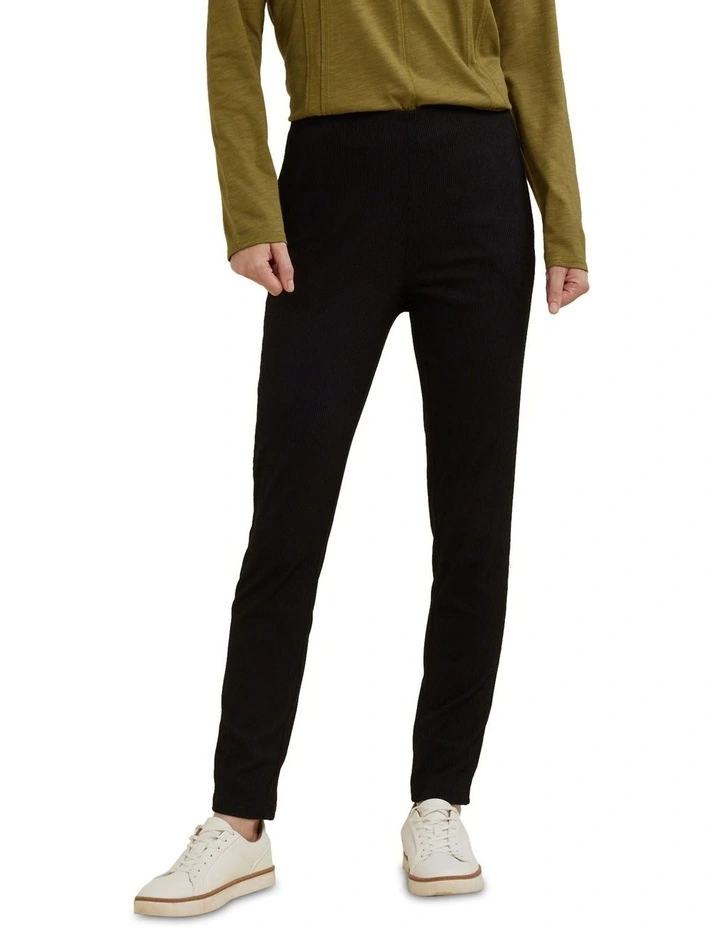 Cord Jegging in Black