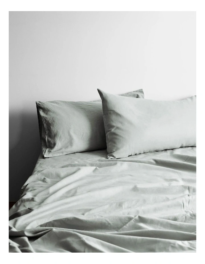Maison Vintage Sheet Set in Limestone