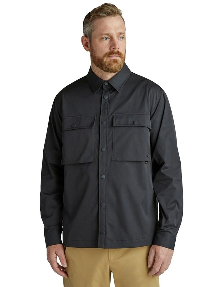 Solid Tech Shirt in Black