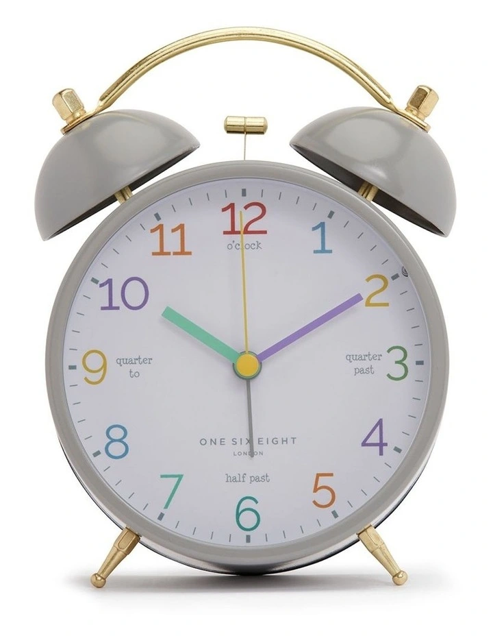 Learn The Time Alarm Clock Grey