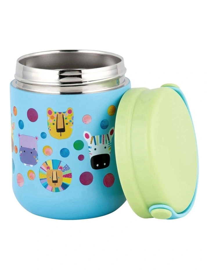 Kasey Rainbow Insulated Food Container 300ml in Blue