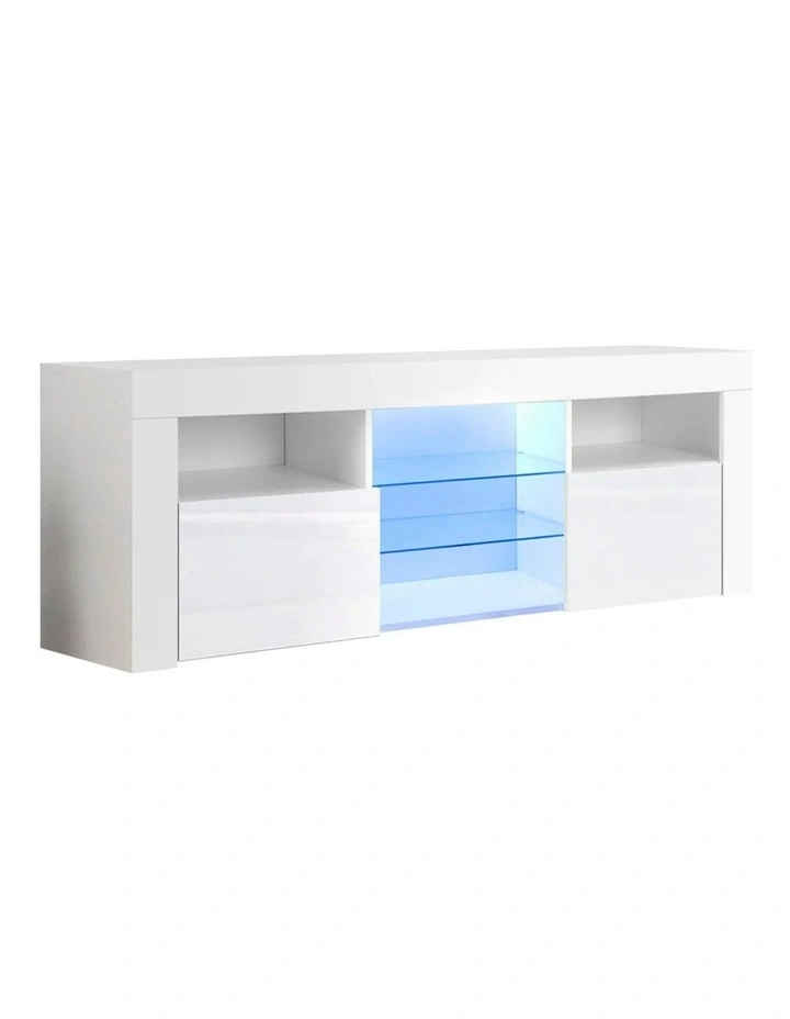 Angus LED Entertainment Unit 145cm in White