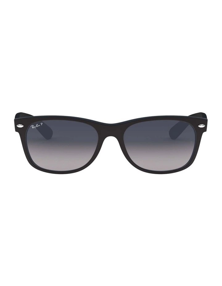 New Wayfarer Matte Black RB2132F Polarised Sunglasses