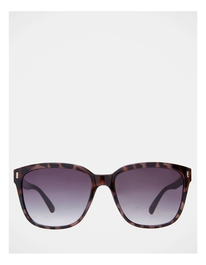Alex Purple Havana Square Sunglasses 383974