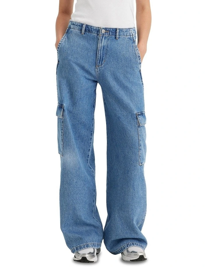 Baggy Cargo Jeans in Cause And Effect