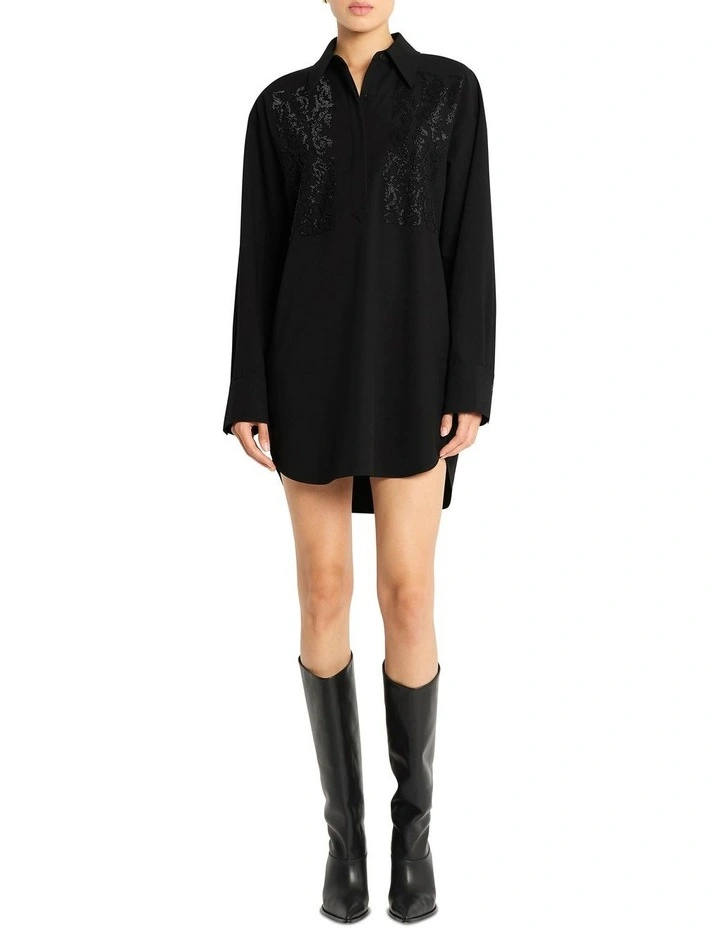 Ring Of Past Dress in Black