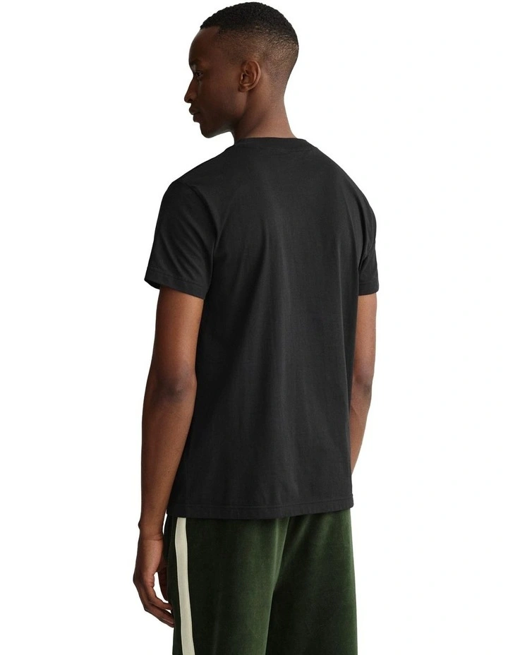 Tonal Archive Shield T-Shirt in Black