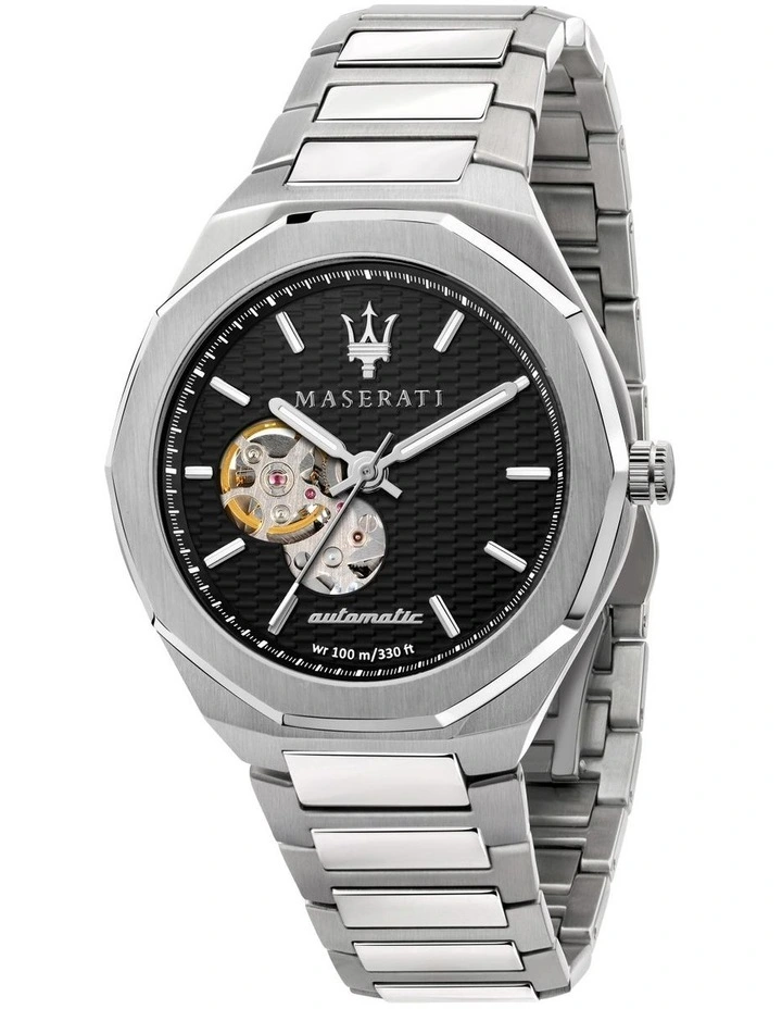 Stile Automatic 45mm Silver Watch R8823142002