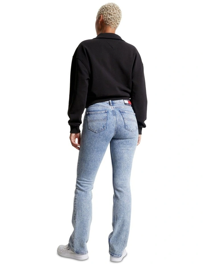 Claire High Rise Wide Leg Jeans in Blue