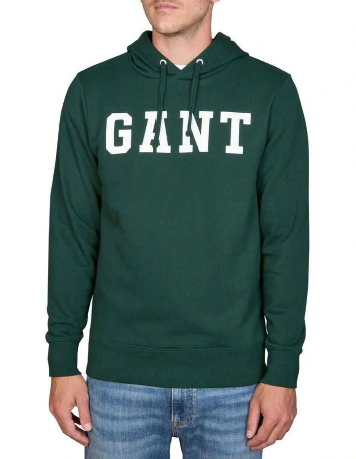 Logo Sweatshirt in Tartan Green