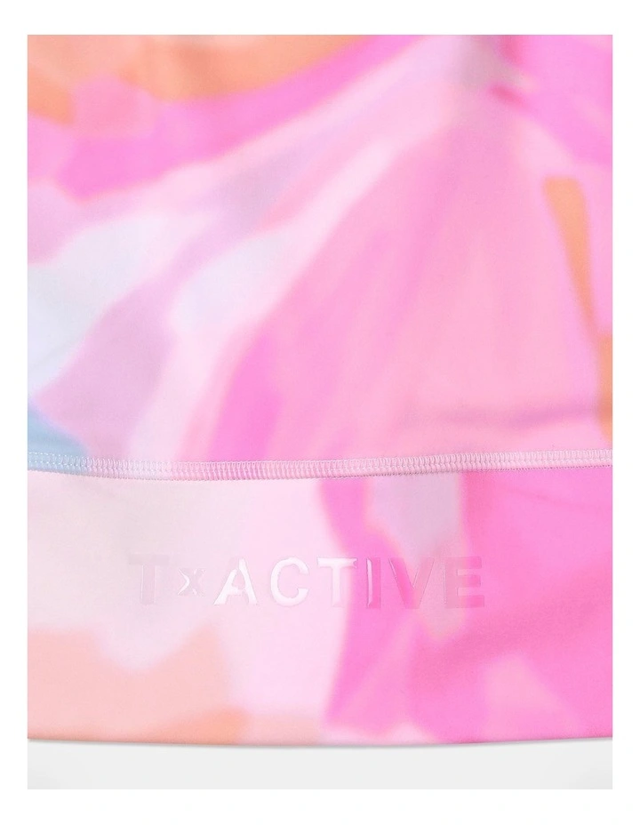 Txactive Long Racer Back Sports Bra in Rainbow