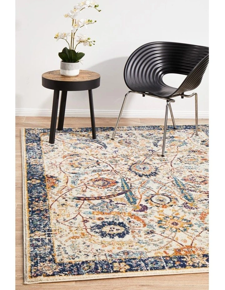 Evoke Peacock Ivory Transitional Rug