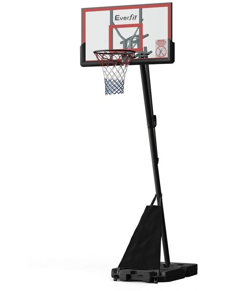 3.05m Basketball Hoop Stand in Red