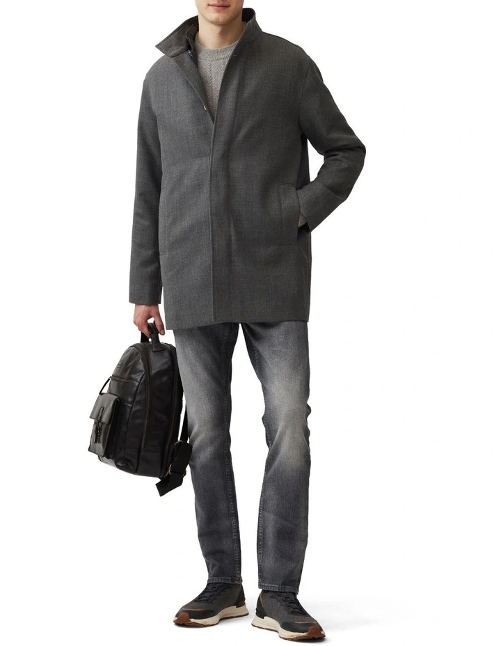 Mackford Coat in Ash