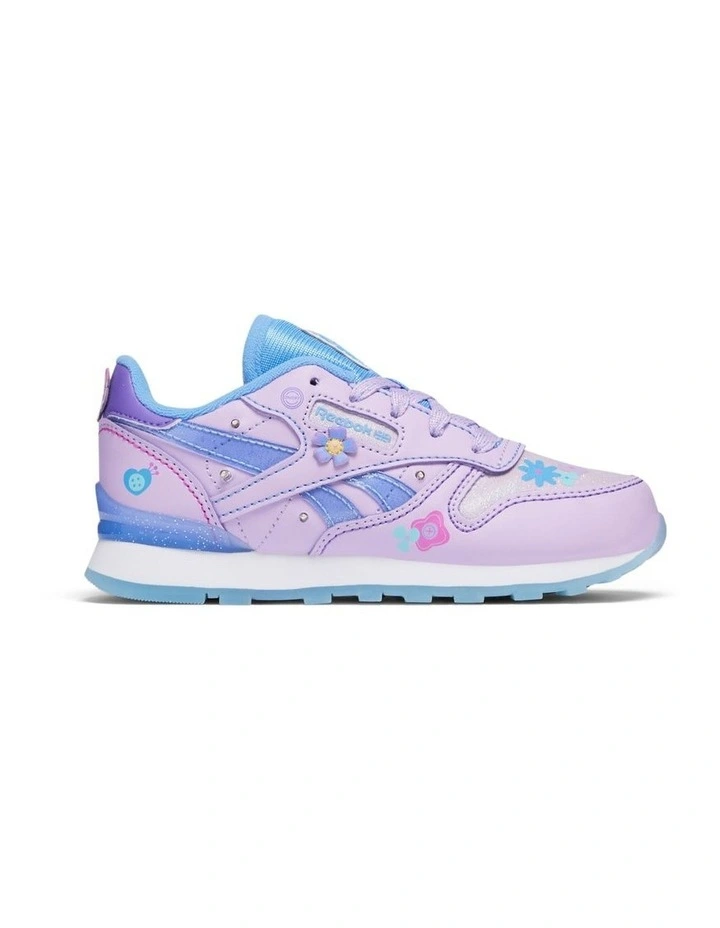 Classic Leather Step N Flash Sneakers in Purple