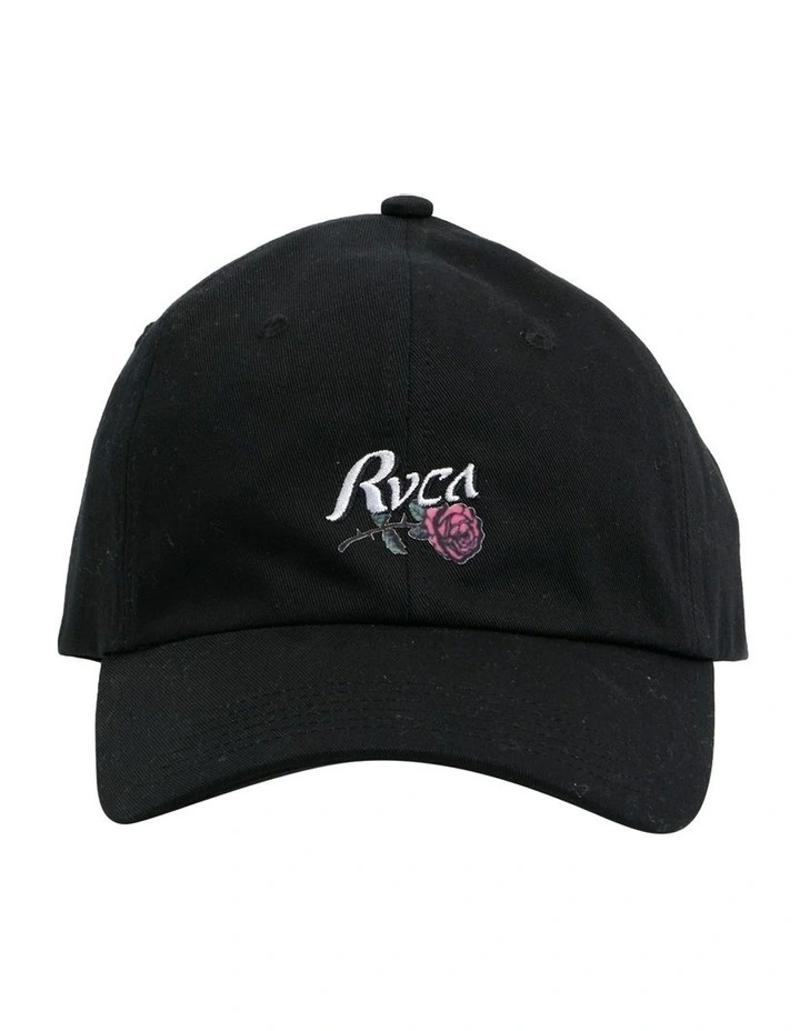 Roses Only Dad Cap in Black