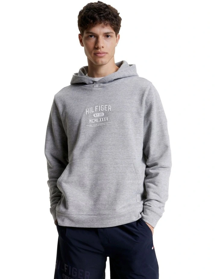 Sport Cool Graphic Hoody in Medium Grey Heather