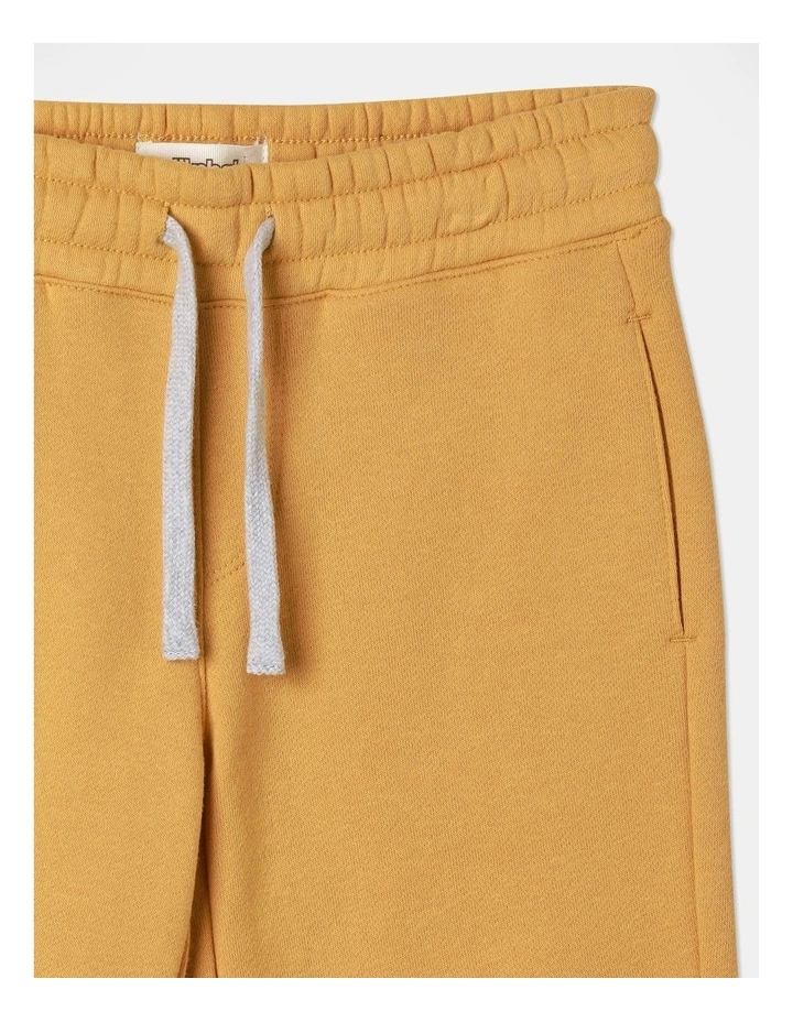 Essentials Track Pant (3-8 Years) in Mustard