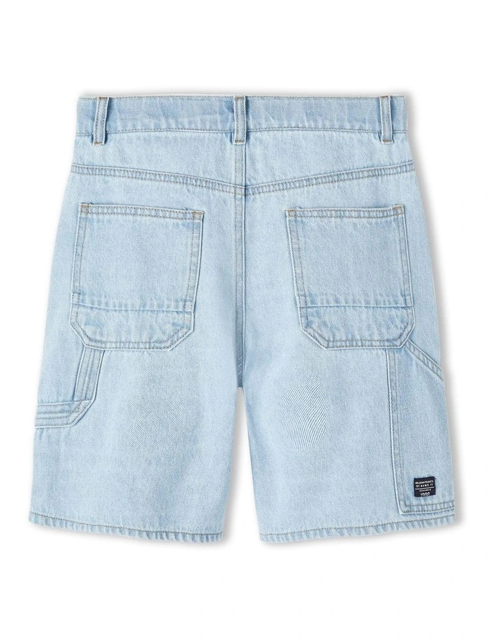 Ben Straight Shorts in Denim