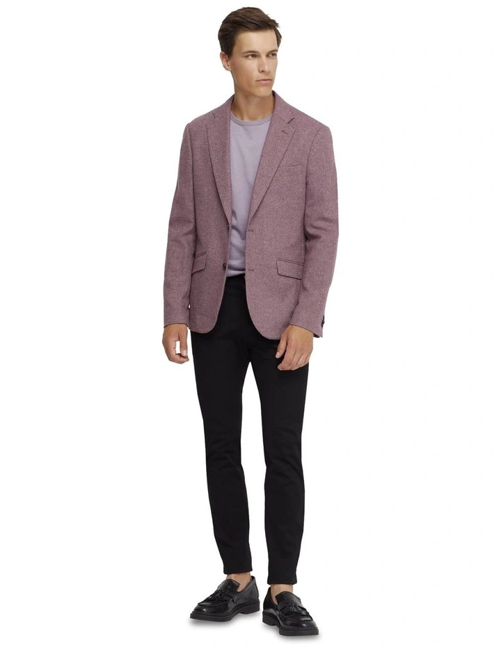 Milton Wool Rich Blazer in Grape