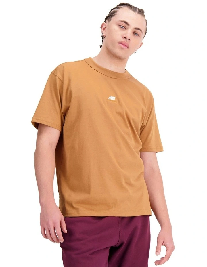 Athletics Remastered Graphic Cotton Jersey Short Sleeve T-shirt in Tobacco
