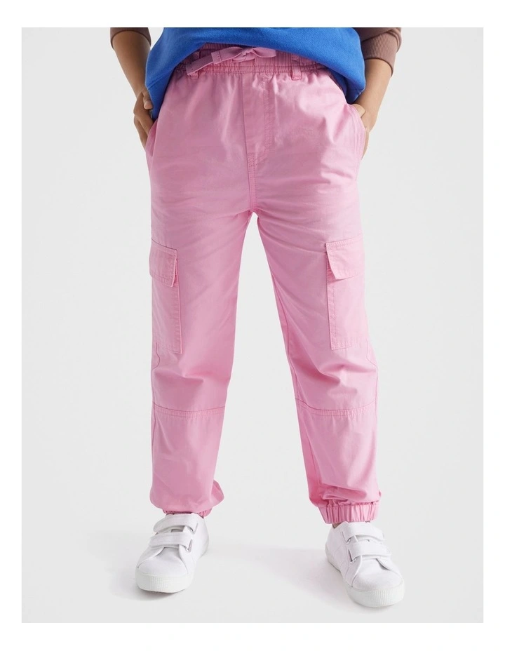 Core Cargo Pant in Candy Pink