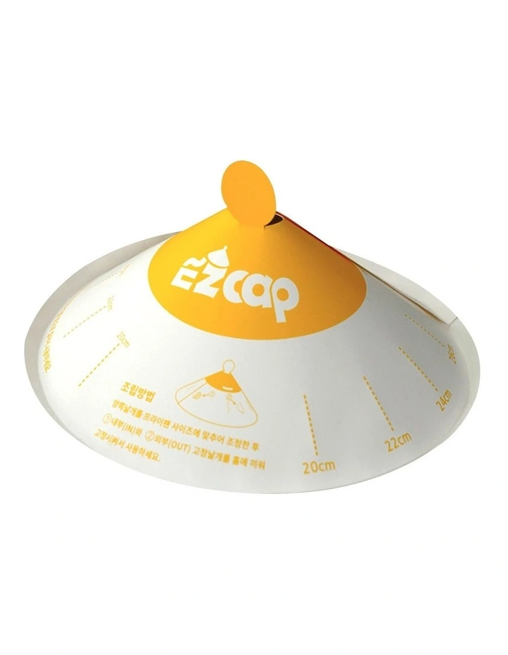 EZ Cap 200X Disposable Paper Lid for Frypan
