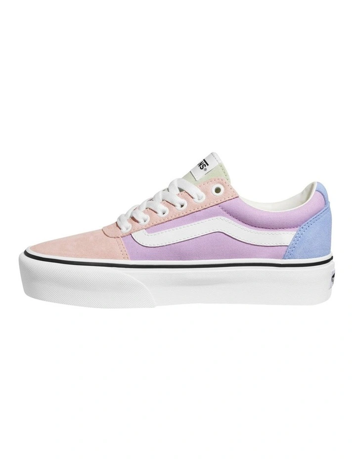 Ward Platform Shoes in Colour Block