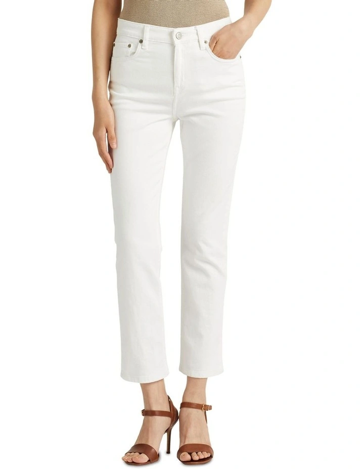 High-Rise Straight Ankle Jean