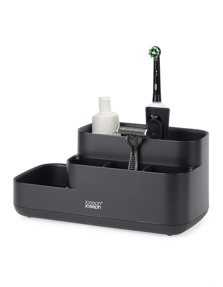 Easy Store Bathroom Caddy in Black