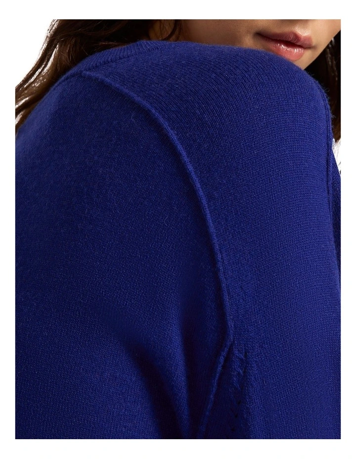 Faraway Knit Top in Ultramarine