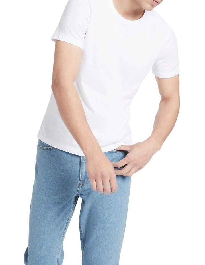 Brando Pima Cotton Tee in White