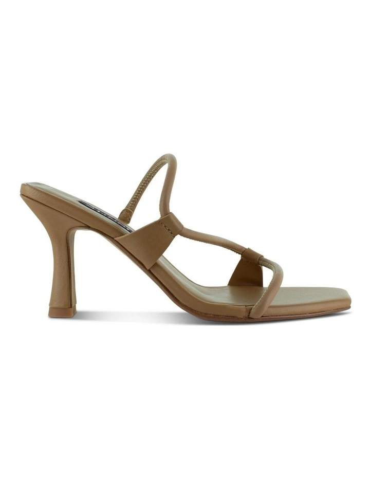 Uxley Heeled Sandals in Camel