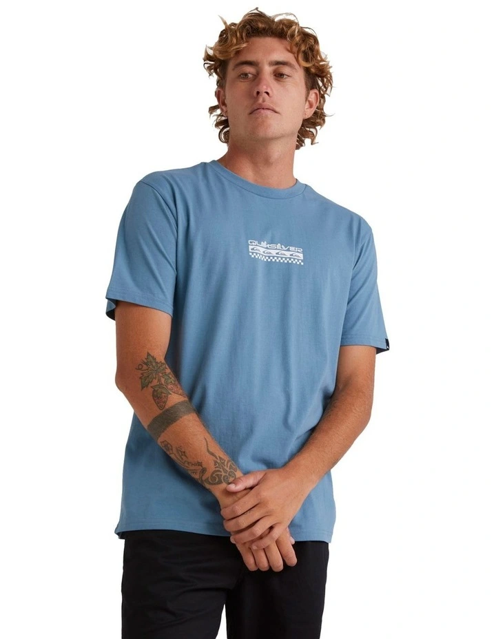 Short Sleeve Tee in Aegean Blue