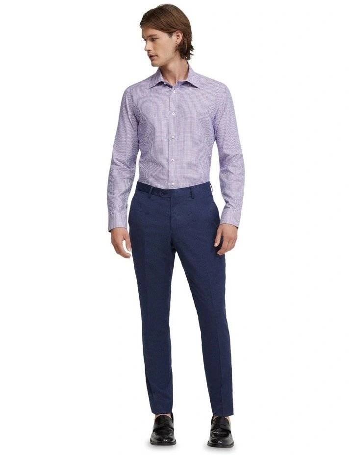 Islington Dobby Shirt in Lilac