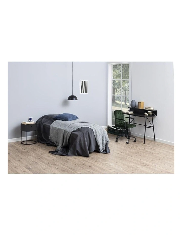 Polon Bedside Table 40cm Black