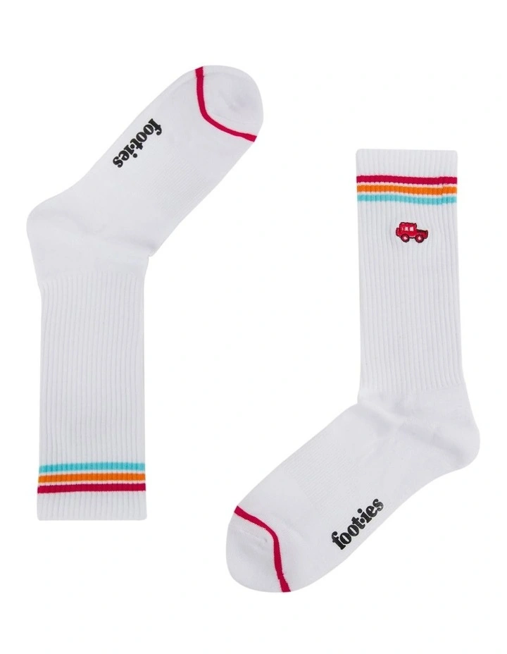 Off Roading Sneaker Socks 2 Pack in Multi
