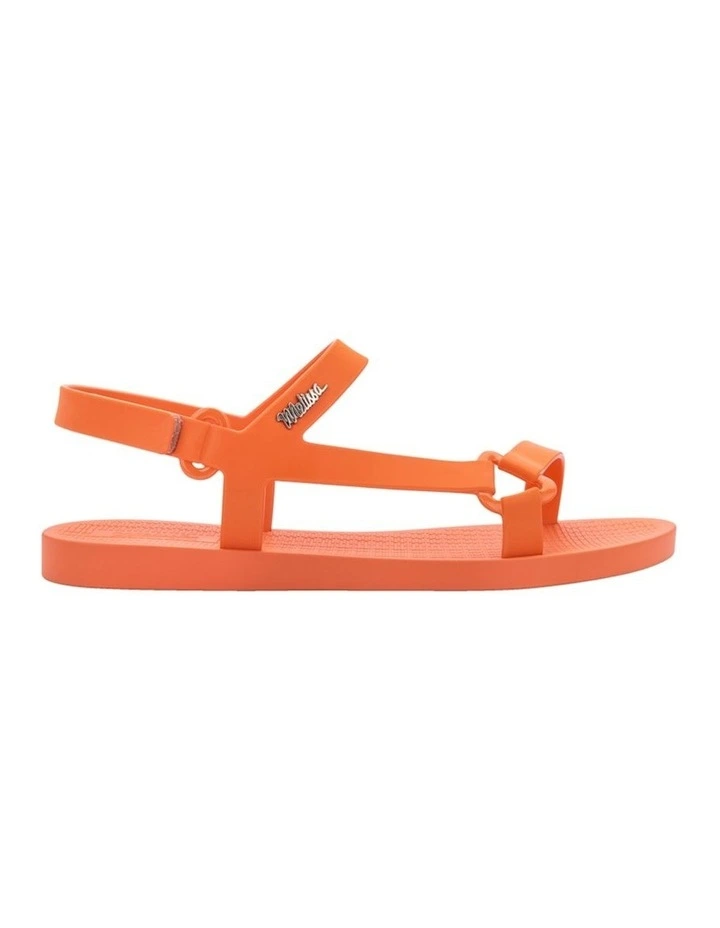 Melissa Sun Downtown Papete Sandal in Orange