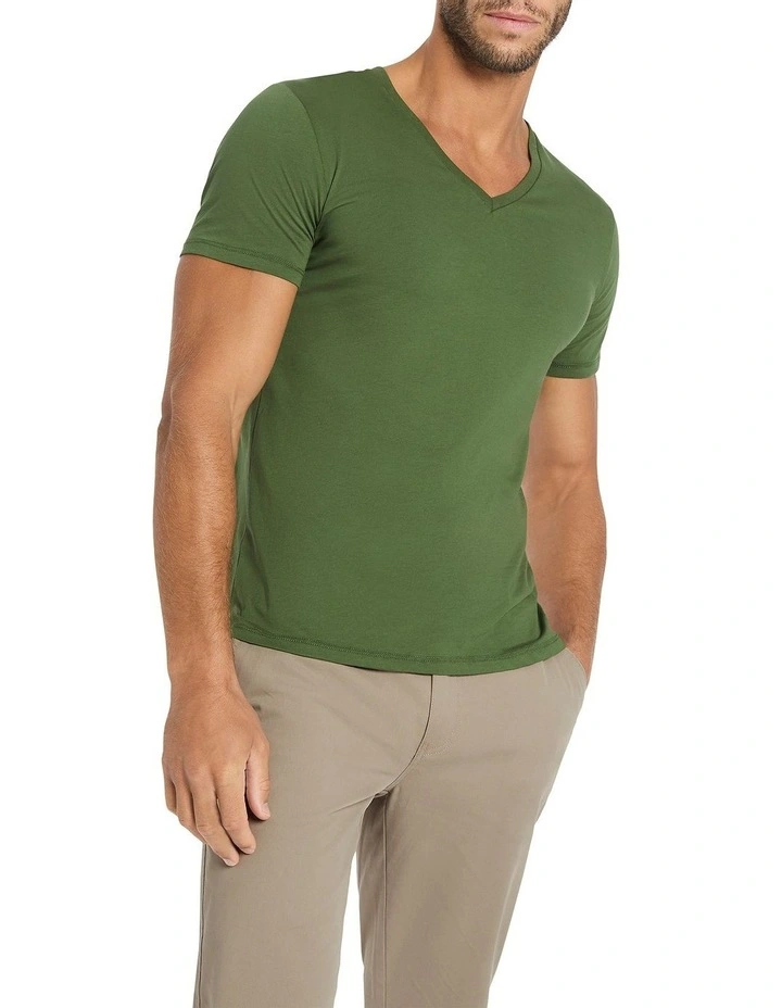 Arnie Pima Tee in Green