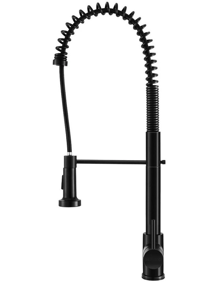 Wels Pull Out Kitchen Tap In Black