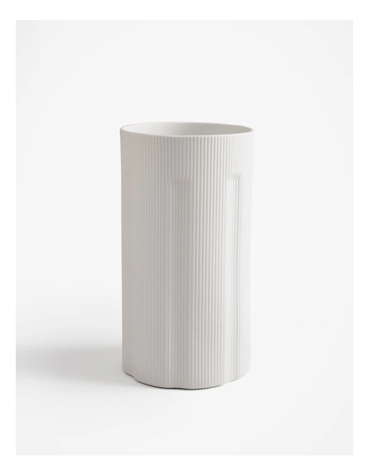 Edessa Medium Vase in Snow