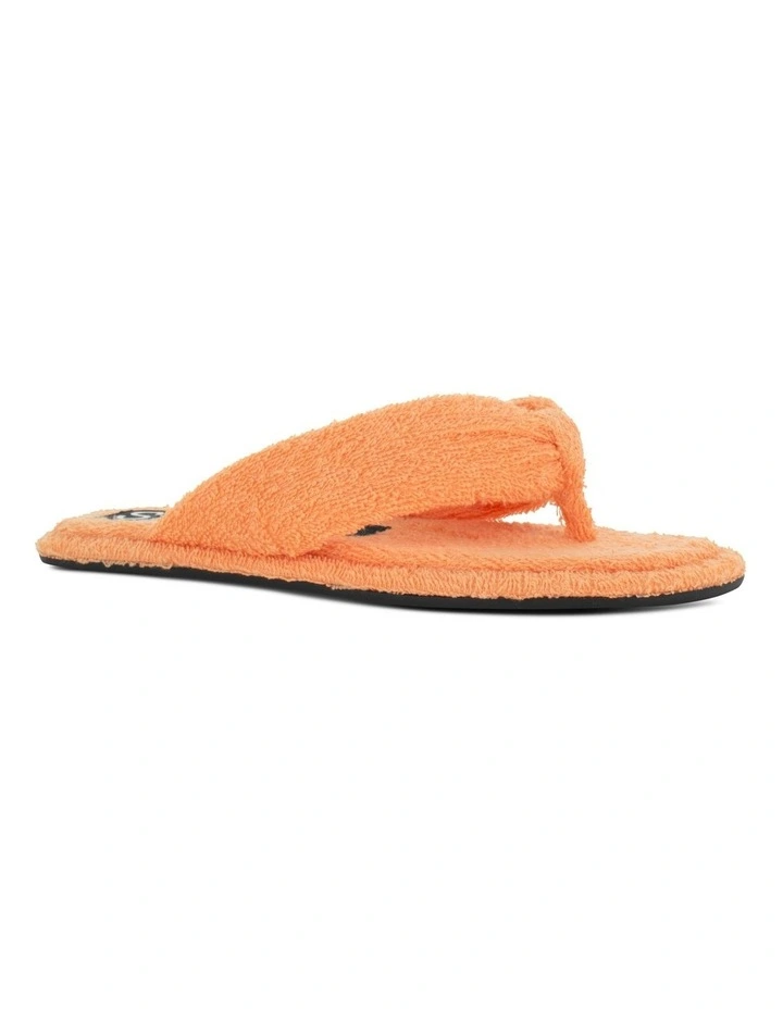 Izzy Flat Sandals in Orange