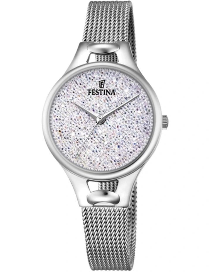 Mademoiselle Stainless Steel Watch in Silver