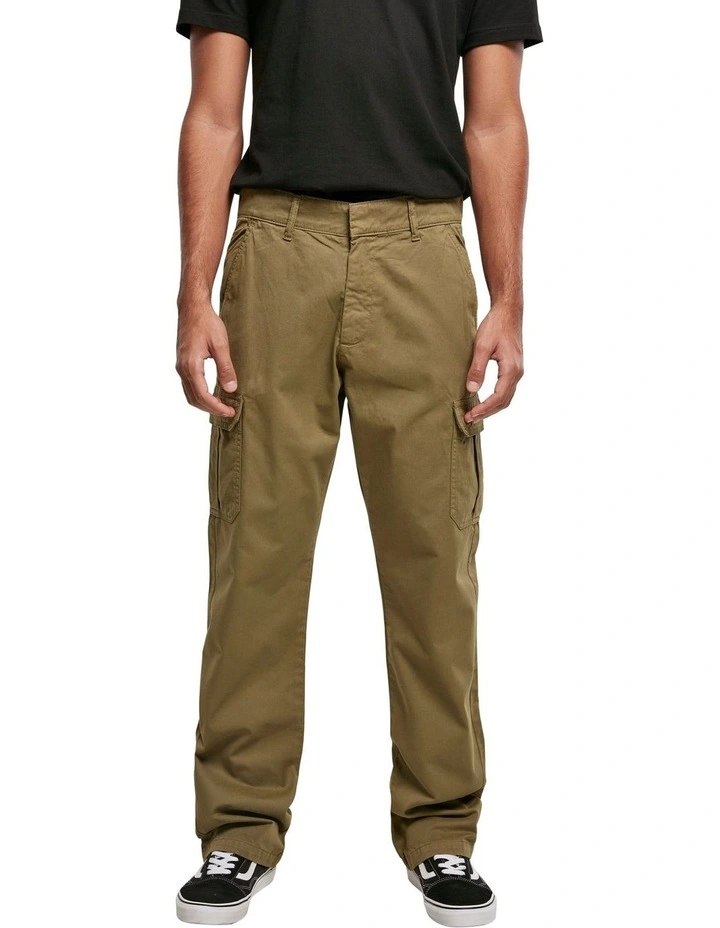 Straight Leg Cargo Pant in Tini Olive