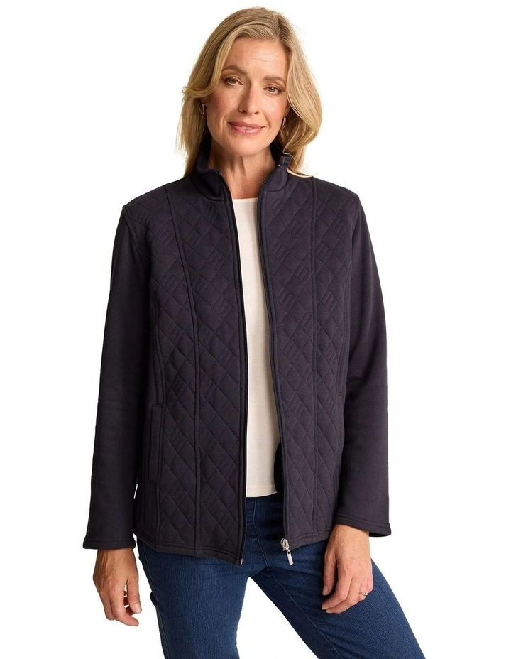 Alain Fleece Jacket in Ink