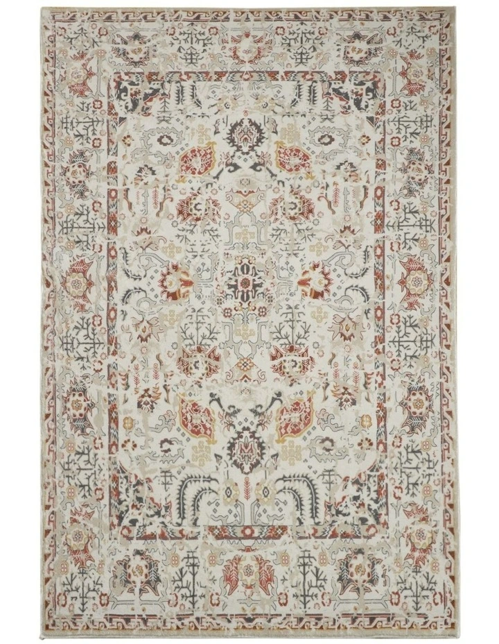 Lima Traditional Machine Washable Rug 90x150cm in Multi