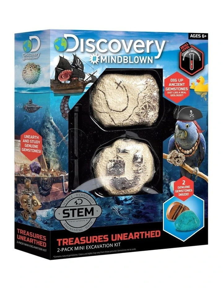 Mindblown Mini Unearthed Treasure Dig Set 2 Pack