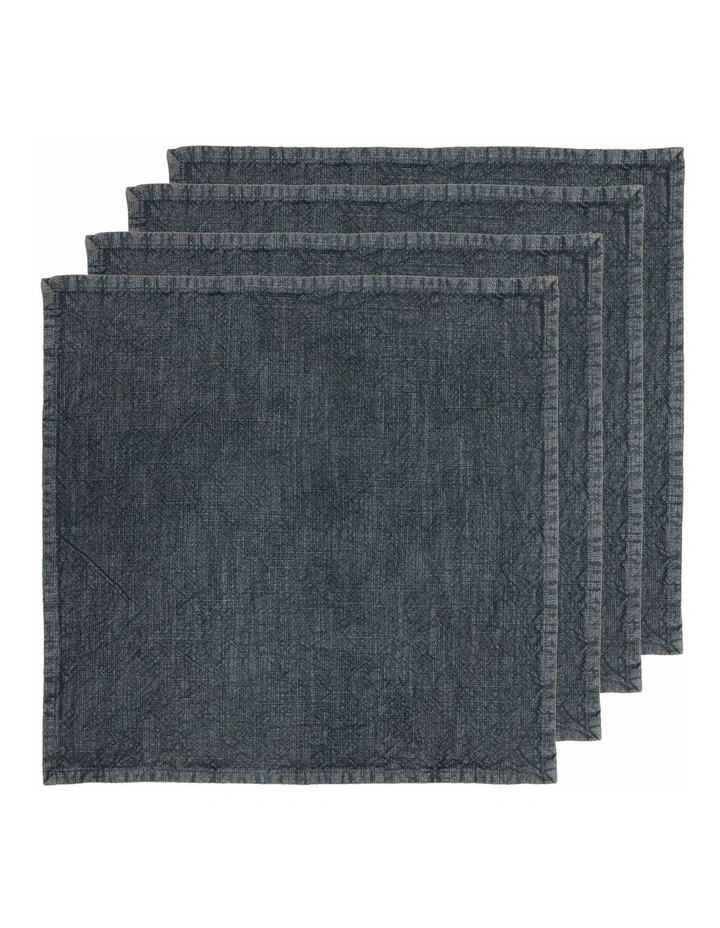 Gibson Napkin 4 Pack in Zinc