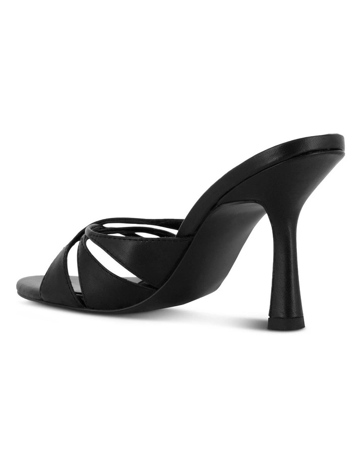 Kashaya II Heeled Mules in Black